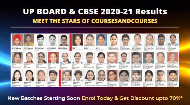 courses and courses class10th toppers